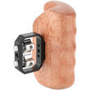 CAMVATE Large Wooden Handgrip with 1/4"-20 Thumbscrews (Left Side)