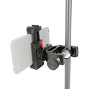 CAMVATE C-Clamp with Smartphone Clip Mount