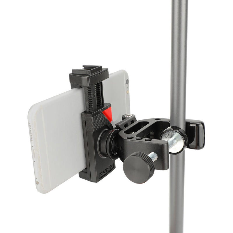 CAMVATE C-Clamp with Smartphone Clip Mount