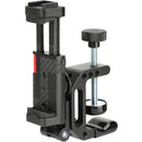 CAMVATE C-Clamp with Smartphone Clip Mount