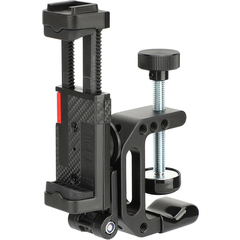 CAMVATE C-Clamp with Smartphone Clip Mount