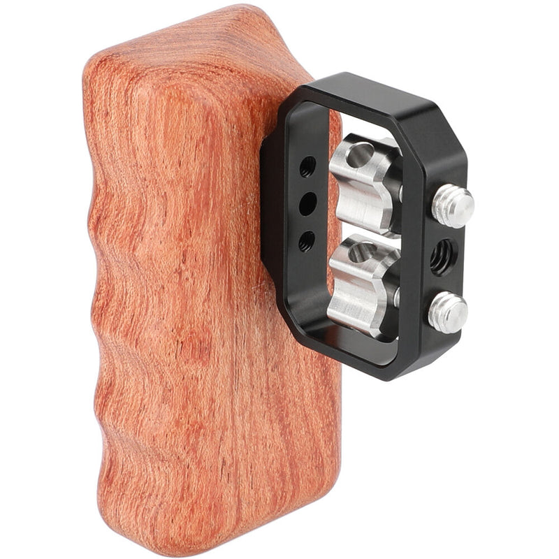 CAMVATE Wooden Handgrip with 1/4"-20 Thumbscrews (Right Side)