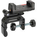CAMVATE C-Clamp with Smartphone Clip Mount