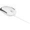 Macally USB Type-C Optical Silent Click Mouse (White with Silver Trim)