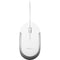 Macally USB Type-C Optical Silent Click Mouse (White with Silver Trim)