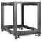 Rocstor 12U Open Frame 4-Post Rack (Black)