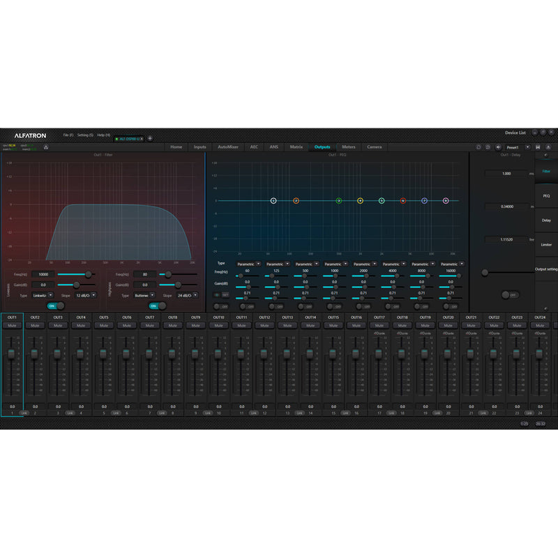 Alfatron 4x4 Audio Digital Sound Processor