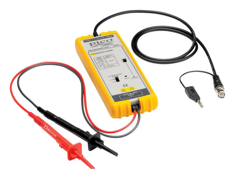 PICO TECHNOLOGY TA041 Oscilloscope Probe, Differential, 25 MHz, 700 V, 10:1, 100:1, All Makes & Models of Oscilloscopes