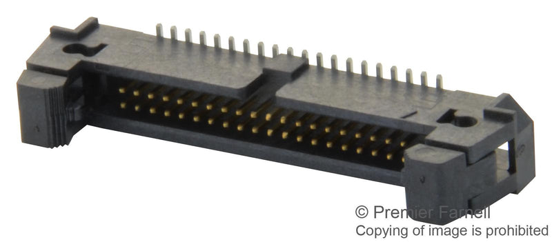 SAMTEC EHF-120-01-L-D-SM Wire-To-Board Connector, 1.27 mm, 40 Contacts, Header, EHF Series, Surface Mount, 2 Rows
