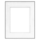 MCS Framatic Fineline Aluminum Frame with 16 x 20" Glass and 11 x 14" Shadow Mat (Black)