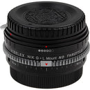 FotodioX Vizelex ND Throttle Lens Adapter Compatible with Nikon F Mount G-Type D/SLR Lens to Select L-Mount Alliance Cameras