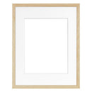 MCS Framatic Woodworks Frame with 11 x 14" Glass & 8 x 10" Mat Opening (Natural)