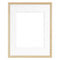 MCS Framatic Woodworks Frame with 11 x 14" Glass & 8 x 10" Mat Opening (Natural)