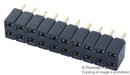 SAMTEC SLW-110-01-G-D Board-To-Board Connector, Dual, 2.54 mm, 20 Contacts, Receptacle, SLW Series, Through Hole, 2 Rows