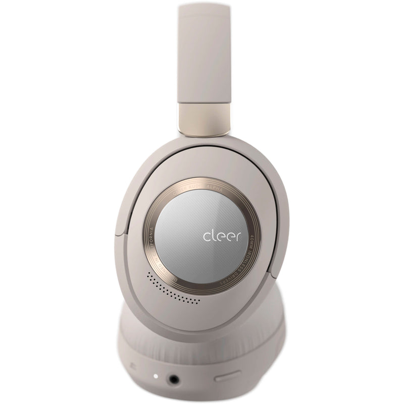 Cleer Alpha Noise-Canceling Wireless Over-Hear Headphones (Stone)