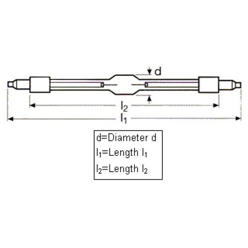 Osram HMI4000WDXS HMI Metal Halide Lamp (4000W/200V/6000K)