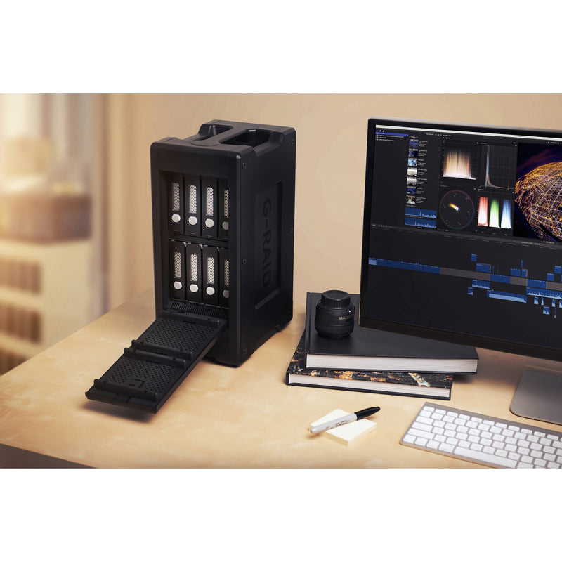 SanDisk Professional 160TB G-RAID Shuttle 8 8-Bay RAID Array (8 x 20TB, Thunderbolt 3 & USB 3.2 Gen 2)