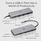 IOGEAR 11-Port USB Type-C Triple HD Pocket Dock with Power Delivery 3.0