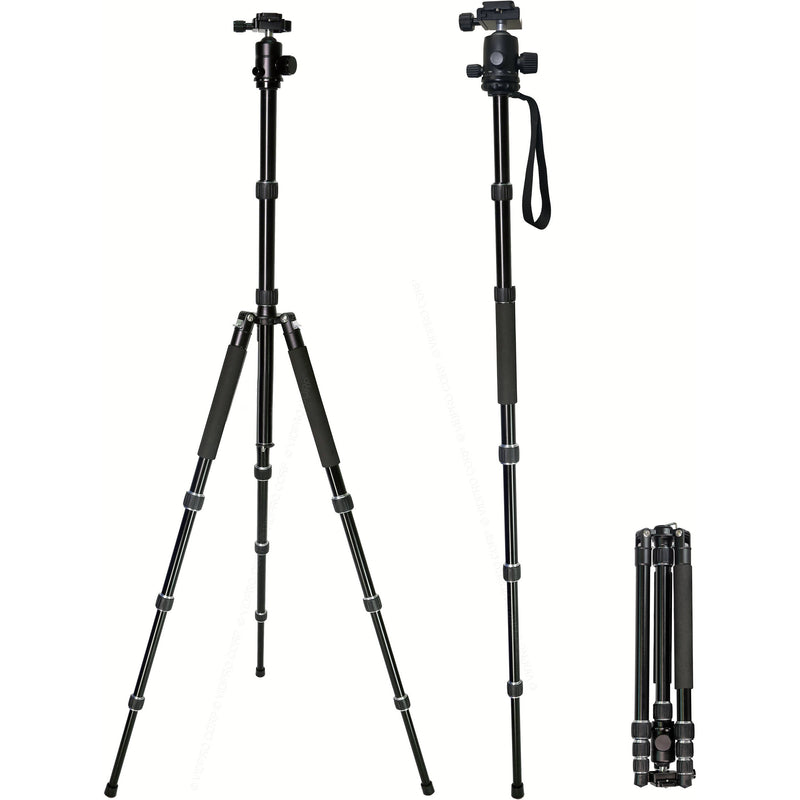 Vidpro AT-77 VentureMaxx Professional 77" Aluminum Travel Tripod with Ball Head