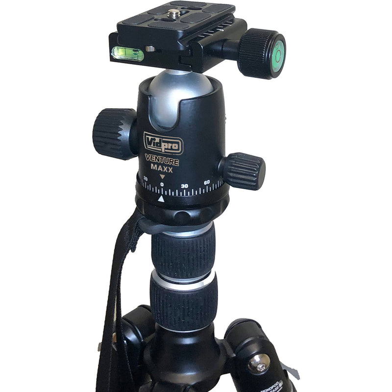 Vidpro AT-77 VentureMaxx Professional 77" Aluminum Travel Tripod with Ball Head