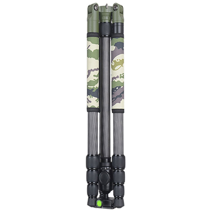 XILETU T284C+FB-1 Camouflage Carbon Fiber Tripod with Arca-Type Ball Head