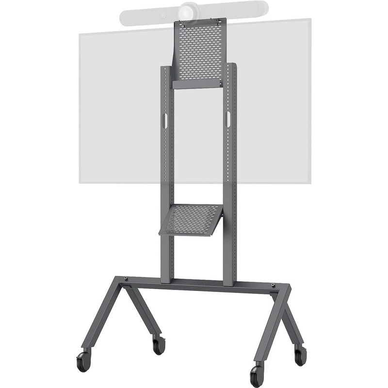 Heckler H730 AV Cart for Logitech Rally Bar (Black Gray)