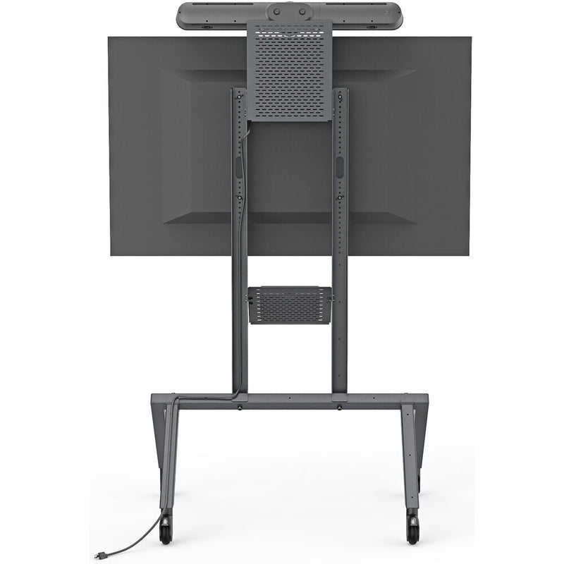 Heckler H730 AV Cart for Logitech Rally Bar (Black Gray)