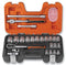 BAHCO S240 SOCKET SET 1/2'' METRIC 24 PIECE