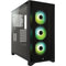 Corsair iCUE 4000X RGB Mid-Tower ATX Desktop Case (Black)