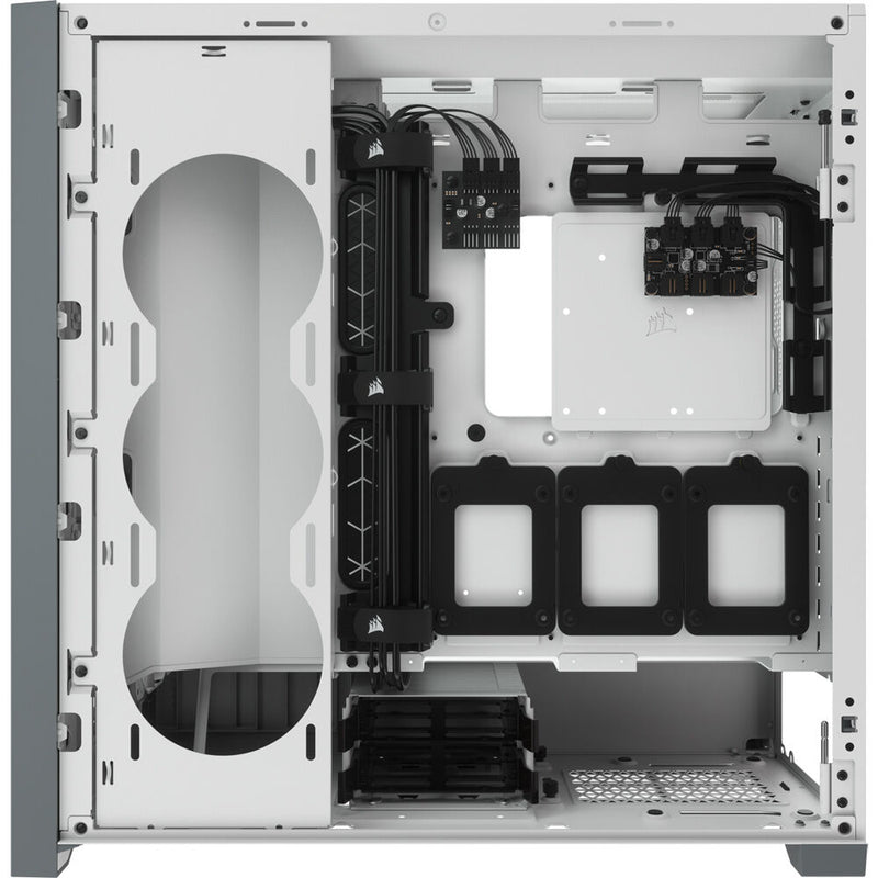 Corsair iCUE 5000X RGB Mid-Tower Smart Desktop Case (White)