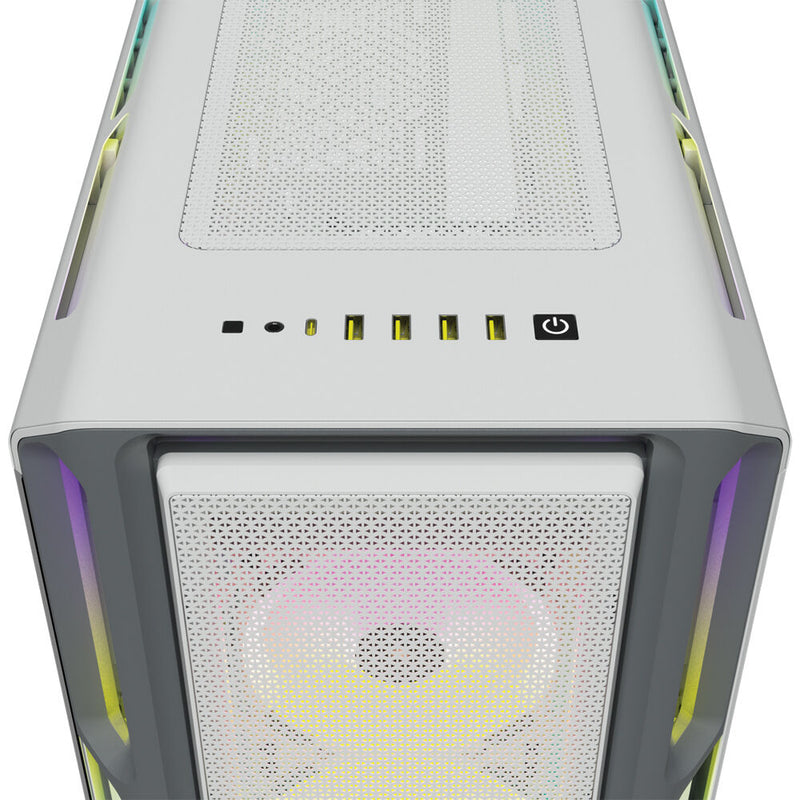 Corsair iCUE 5000T Mid Tower Desktop Case (White)