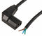 PRO ELEC SH10186R Mains Power Cord, IEC 60320 C13, 90&deg;, Free Ends, 11.48 ft, 3.5 m, Black