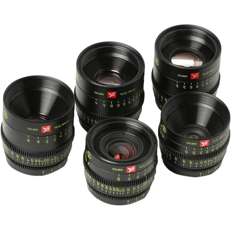 KIPON Colibri 24/35/50/75/90mm Lens Set for Canon EOS R