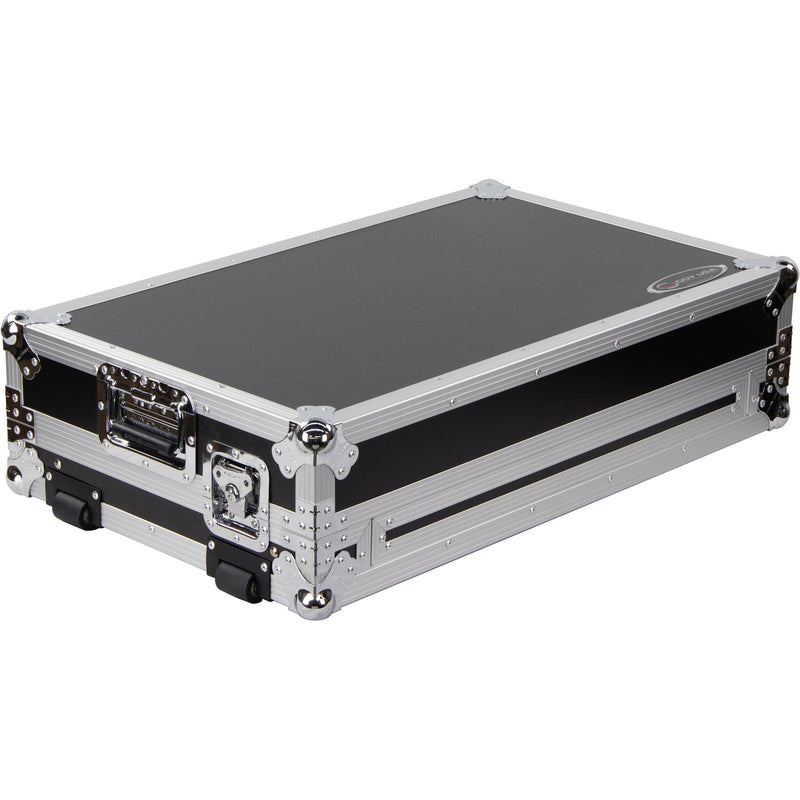 Odyssey Flight Zone Glide Style Flight Case for Pioneer DDJ-REV7 (Silver on Black)