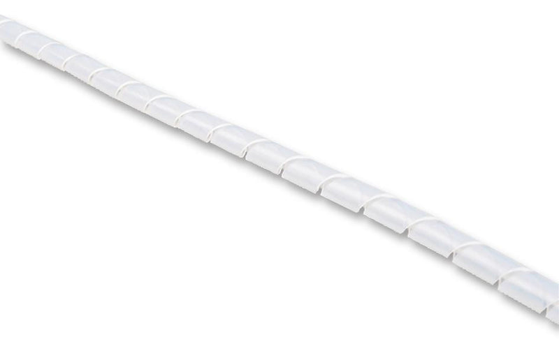 HELLERMANNTYTON SBPTFE4 NATURAL Spiral Wrap, 0.157 ", 4 mm, PTFE, Natural, 16 ft, 5 m