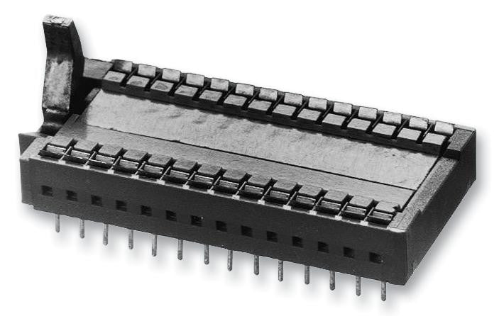 ARIES 40-526-10 IC & Component Socket, 526 Series, DIP, 40 Contacts, 2.54 mm, 15.24 mm, Tin Plated Contacts