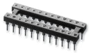 ARIES 22-4518-10 IC & Component Socket, 518 Series, DIP, 22 Contacts, 2.54 mm, 10.16 mm, Gold Plated Contacts