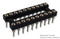 ARIES 20-3518-10 IC & Component Socket, 518 Series, DIP, 20 Contacts, 2.54 mm, 7.62 mm, Gold Plated Contacts
