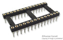 ARIES 28-6518-10 IC & Component Socket, 518 Series, DIP, 28 Contacts, 2.54 mm, 15.24 mm, Gold Plated Contacts