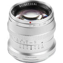 TTArtisan 50mm f/1.2 Lens for FUJIFILM X (Silver)