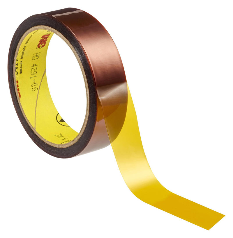 3M 5419 12MM Tape, Gold, Protective Film, PI (Polyimide) Film, 12 mm, 0.47 ", 33 m, 108.27 ft