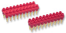 STAUBLI 63.9358-22 IC & Component Socket, BL2-12/20/A Series, Socket Strip, 12 mm, Gold Plated Contacts