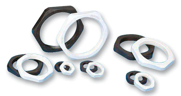 HUMMEL 1262120150 LOCKNUT, BLACK, M12, PK100