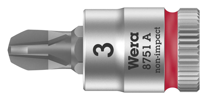 Wera 8751 3 X 28MM Hex Driver Bit Phillips PH3 28mm