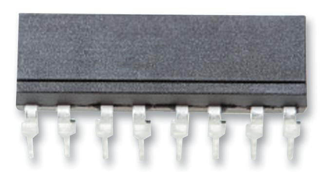 ISOCOM ISP847X Optocoupler, Transistor Output, 4 Channel, DIP, 16 Pins, 50 mA, 5.3 kV, 50 %