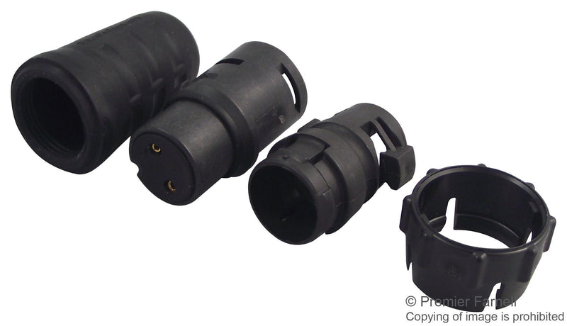 SWITCHCRAFT/CONXALL EN3C2F. Circular Connector, EN3 Series, Cable Mount Plug, 2 Contacts, Solder Socket, Bayonet