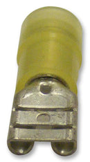 MULTICOMP FDNYD5-250 Quick Disconnect Terminal, FDNYD Series, 12 AWG, 10 AWG, 6 mm&sup2;, Female Quick Disconnect, Yellow