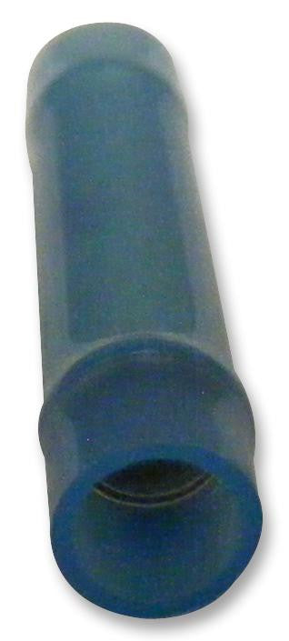 MULTICOMP WBNY2 Butt Splice, Tubular, Blue, WBNY Series, 16 AWG, 14 AWG, 2.5 mm&sup2;, Nylon (Polyamide)