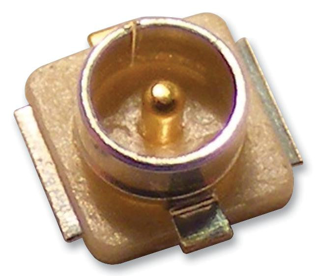 HIROSE(HRS) U.FL-R-SMT-1(10) RF / Coaxial Connector, U.FL Coaxial, Straight Jack, Surface Mount Vertical, 50 ohm, Brass