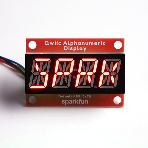 SparkFun Qwiic Alphanumeric Display - Red